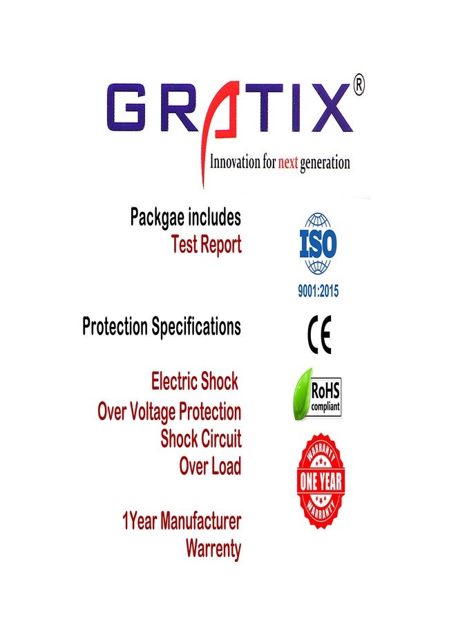 GRATIX 63 AMP PVC plastic 2 pole DP ELCB+MCB single phase with ISI marked - Image 4